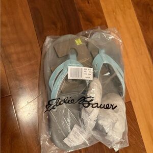 Eddie Bauer Aqua Flip Flops